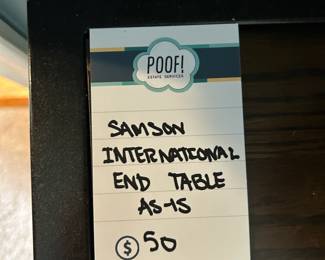Samson International End Table