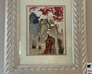 Salvador Dali Divine Comedy Purgatory Print