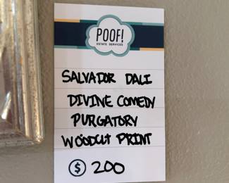 Salvador Dali Divine Comedy Purgatory Print