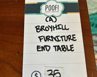 (A) Broyhill Furniture End Table