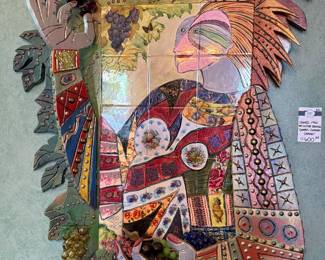 Signed1992 Pat Custer Denison "Grapes-Glorious Grapes"