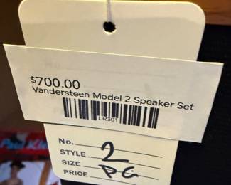 Vandersteen Model 2 Speaker Set