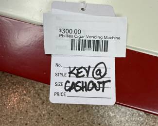 Phillies Cigar Vending Machine