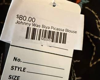 Johnny Was Biya Picassa Blouse