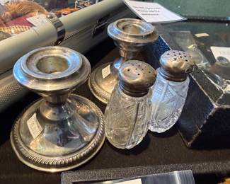 Candle Holders, Salt & Pepper Shakers 