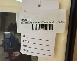 The Rolling Stones Winterland Lithograph