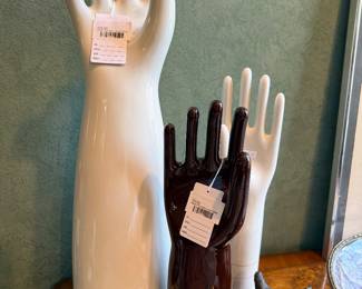 Brown Porcelain Glove Mold