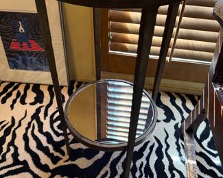 Glass Top Side Table