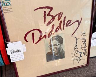 Signed Bo Diddley Cover 