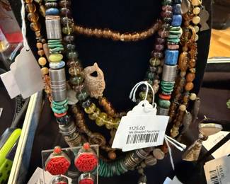 14k Beaded Necklace 