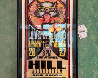 Signed Blue Travelers Poster 