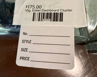 Vtg Edsel Dashboard Cluster