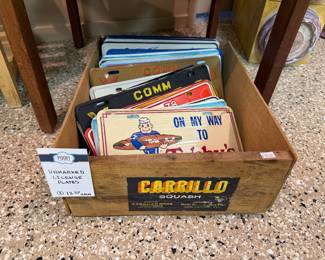 Unmarked License Plates