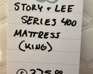 Story & Lee Series 400 Mattress (king)