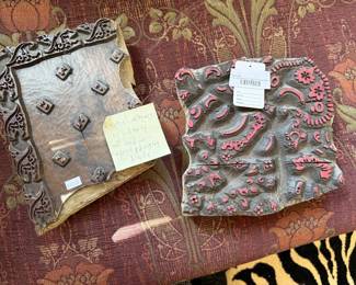 Antique Wooden Textile Printing Block