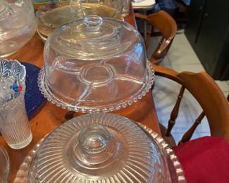 Cake stands, China, Crystal, serving pieces- something for everyone. 