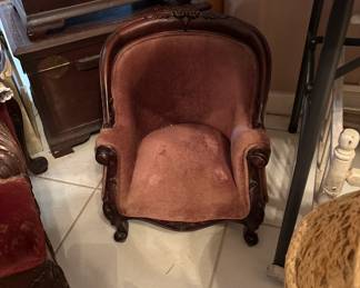 Victorian armchair for child or dolls