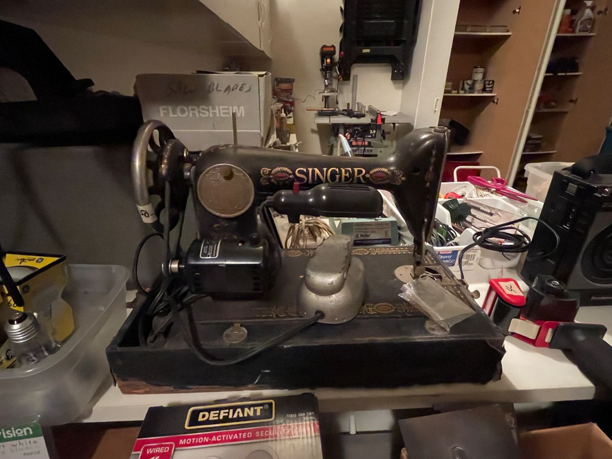 Antique SINGER sewing machine