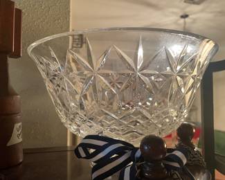 huge waterford bowl  very heavy 