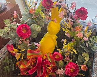 ITS NOT BAD BUNNY - BUT ITS A STATEMENT WREATH FOR EASTER FOR SURE   