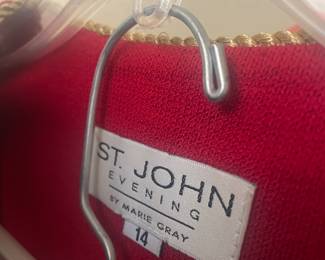 ST JOHN SANTANA KNIT SUIT  