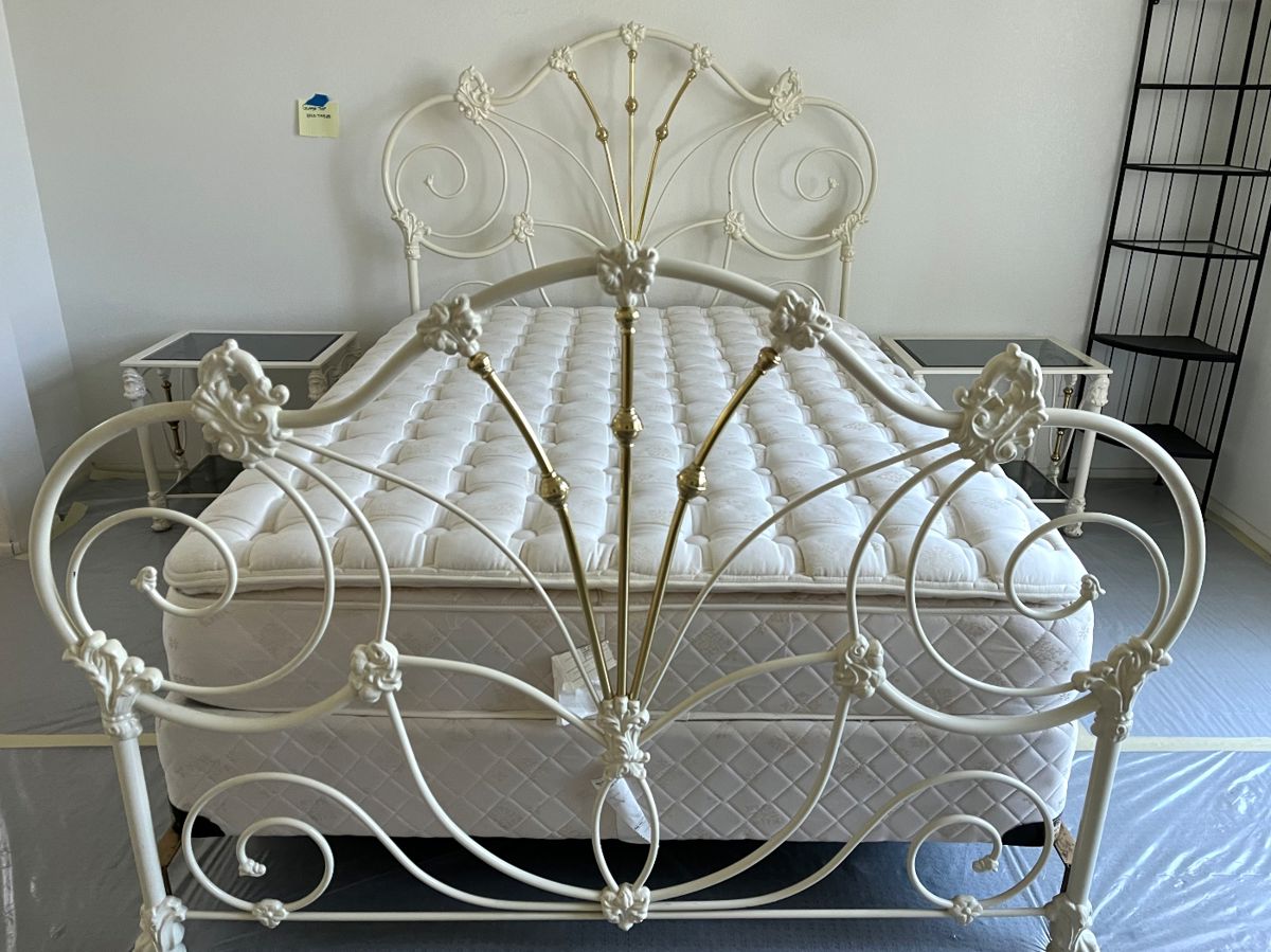 Wesley & Allen queen bed frame