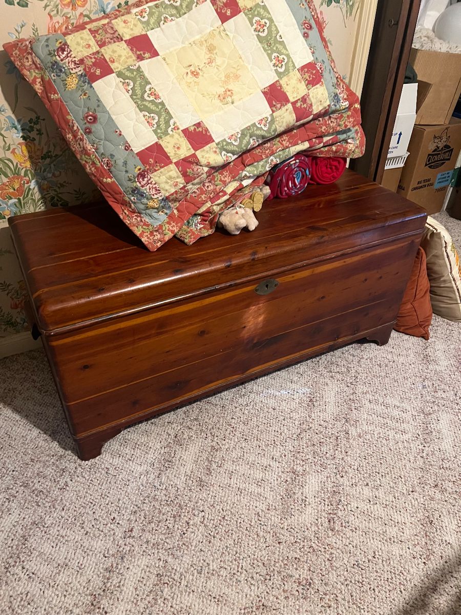 Small cedar chest