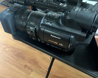 Make a movie-2 large video cameras