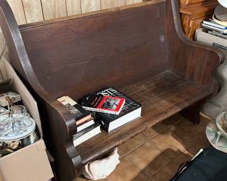 small church pew