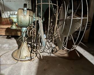 large vintage fans