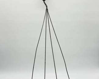 124 VintageWireRugBeaterwWoodenHandle