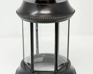 157 PotteryBarnBlackMetalCandleLantern