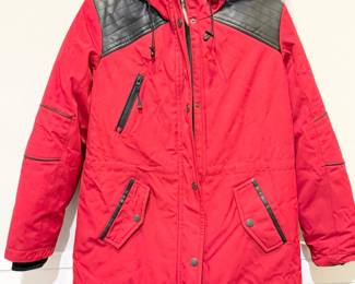 135 ArcticExpeditionParkaStyleWinterCoatRedMediumNew