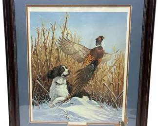 Winter Flurry By Linda Picken Framed Print