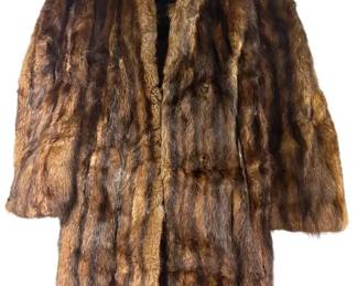 Nikides Fines Fur Jacket Hat  Damaged