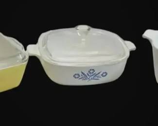 Pyrex Corning Ware Lidded Casserole Dishes