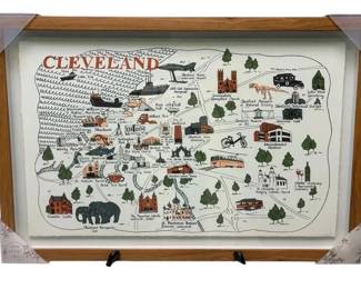 Cleveland Map By Marmont Hill