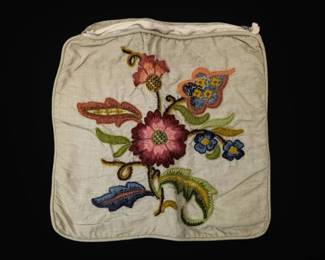 12 X 12 Floral Crewed Pillow Cover