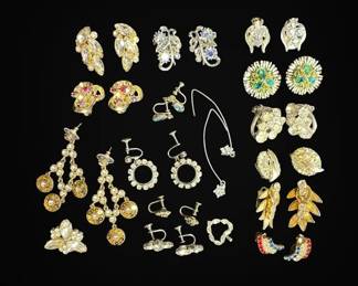 Rhinestone Earrings More