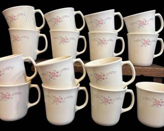Corning English Breakfast Mugs