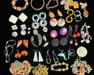 Mixed Materials Costume Jewelry