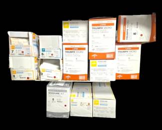 Latex Synthetic Surgical Gloves  Various Sizes