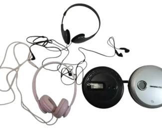 Two Portable CD Players