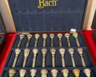Variety of Trumpet mouthpieces 
