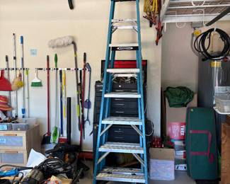 2 Fiberglass ladders. Priced to sell. 