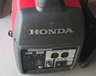 Rarely used Honda generator.  Very quiet and priced right!!! You are welcome to start it up to see for yourself! 