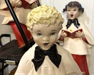 Vintage Artistic Latex Form Co ALFCO Choir Boys and Girl.  