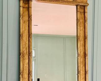 Old gilt wood mirror
