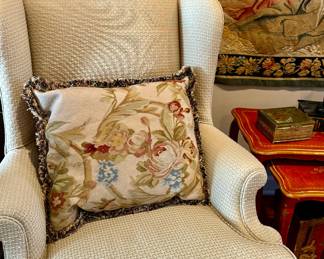 Aubusson pillow…antique 