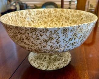 LARGE BURLEIGH PUNCH BOWL